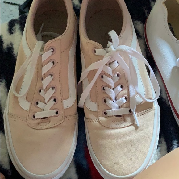 Light pink vans only worn a couple of times - Picture 1 of 4